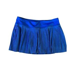 Lululemon Womens 10 Regular Sapphire Blue Pace Rival Skort